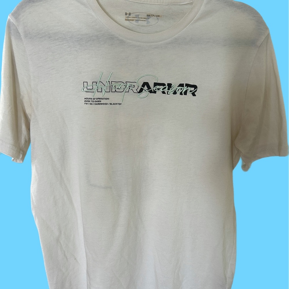 Under Armour Cream Graphic Tee